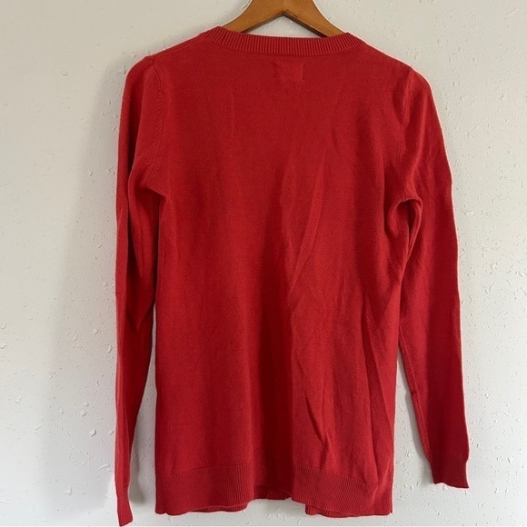 Levi’s Orange Lightweight Cardigan Casual Small - Picture 3 of 6